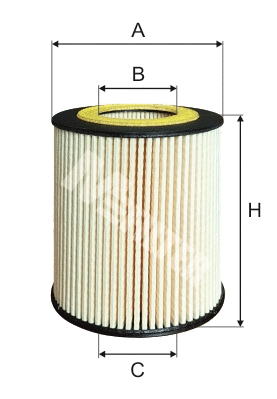 Filtre à huile MFILTER TE 625