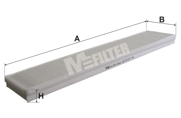 Filtre, air de l'habitacle MFILTER K 924