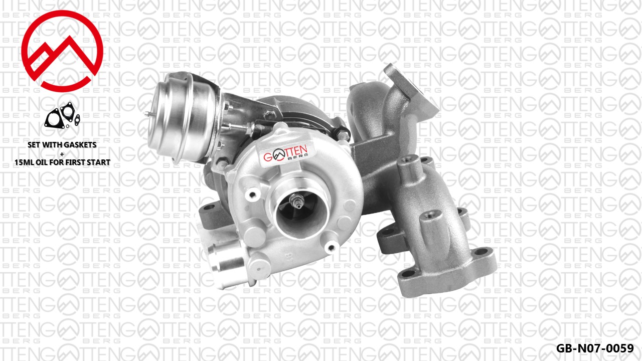 Turbocompresseur, suralimentation OES PARTS GB-N07-0059