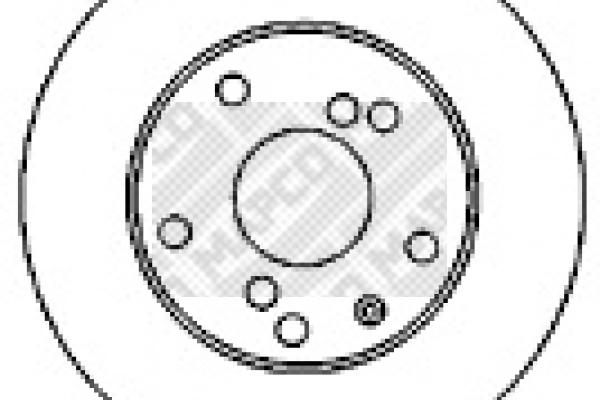 Disque de frein MAPCO 25502