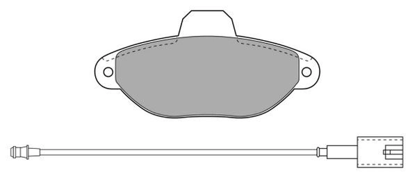 Kit de plaquettes de frein, frein à disque FREMAX FBP-0911-01