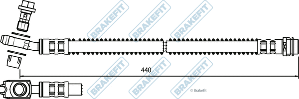 Flexible de frein APEC BHO4298