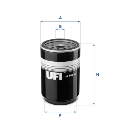 Filtre à carburant UFI 24.146.00