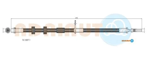 Flexible de frein ADRIAUTO 13.1257.1