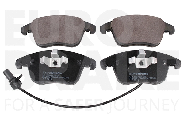 Kit de plaquettes de frein, frein à disque EUROBRAKE 5502224794