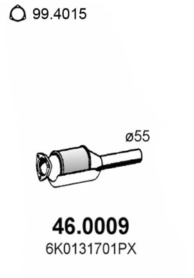 Catalyseur ASSO 46.0009