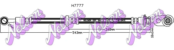 Flexible de frein KAWE H7777