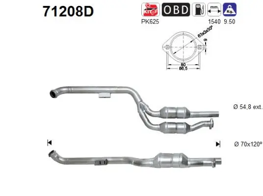 Catalyseur AS 71208D