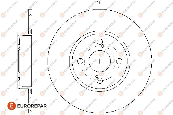 Disque de frein EUROREPAR 1667870380