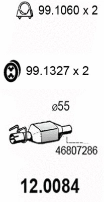 Catalyseur ASSO 12.0084