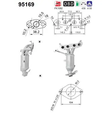 Catalyseur AS 95169