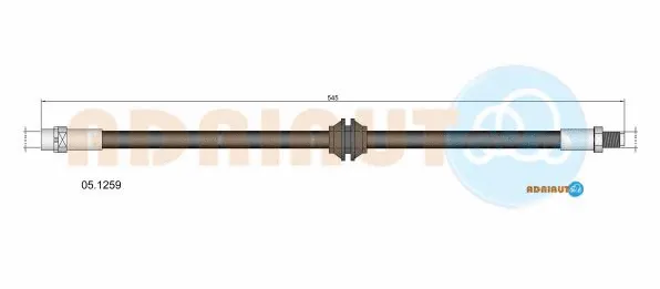 Flexible de frein ADRIAUTO 05.1259