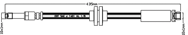 Flexible de frein JURATEK JBH1127