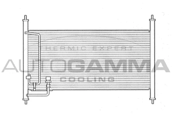 Condenseur, climatisation AUTOGAMMA 102728