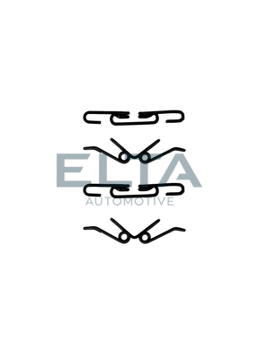 Kit d'accessoires, plaquette de frein à disque ELTA AUTOMOTIVE EA8881