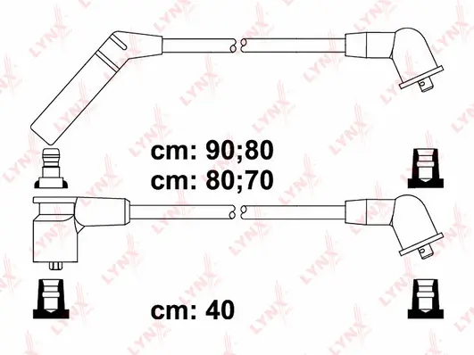 Kit de câbles d'allumage LYNXAUTO SPC5509