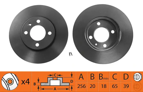 Disque de frein SB BR33135T
