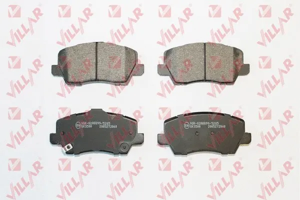 Kit de plaquettes de frein, frein à disque VILLAR 626.2060