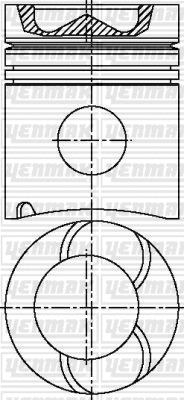 Piston YENMAK 31-04522-000