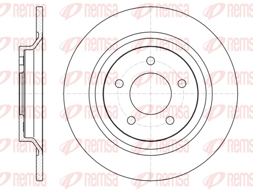 Disque de frein REMSA 61113.00