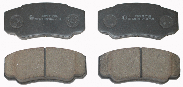 Kit de plaquettes de frein, frein à disque National NP2660