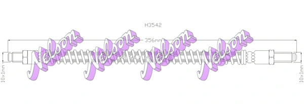 Flexible de frein KAWE H3542