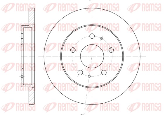 Disque de frein REMSA 61143.00