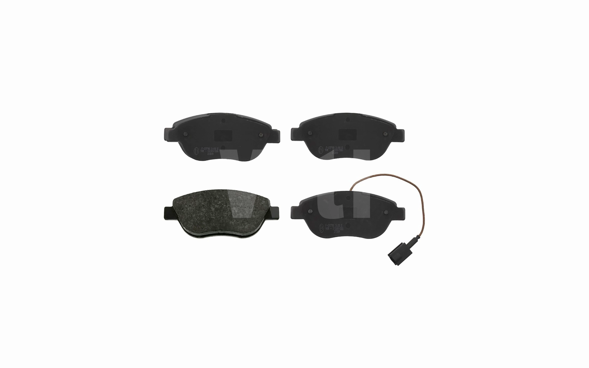 Kit de plaquettes de frein, frein à disque Wti Automotive K711107