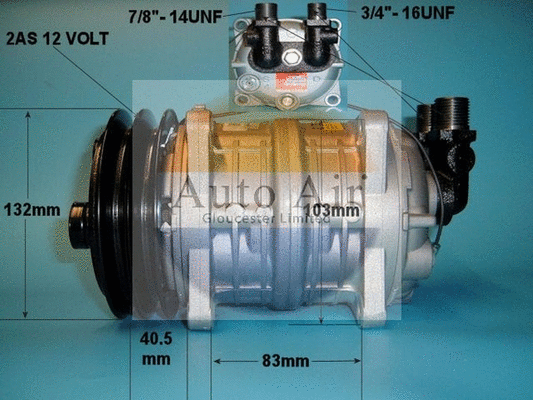 Compresseur, climatisation AUTO AIR GLOUCESTER 14-0063