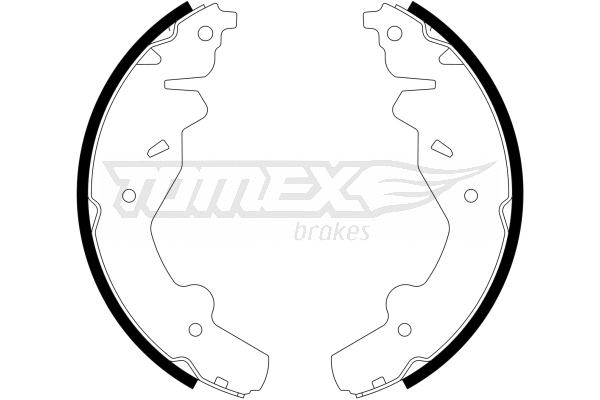 Jeu de mâchoires de frein TOMEX Brakes TX 23-19