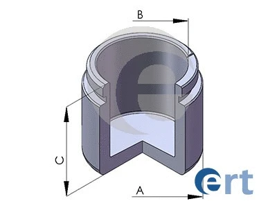 Piston, étrier de frein ERT 150591-C