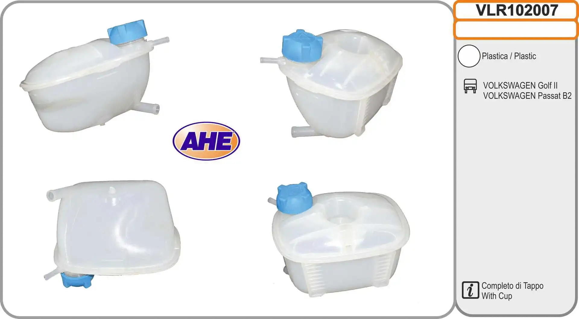 Vase d'expansion, liquide de refroidissement AHE VLR102007