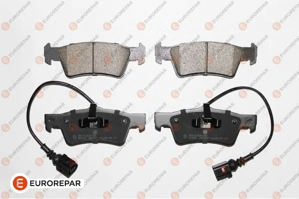 Kit de plaquettes de frein, frein à disque EUROREPAR 1617275180