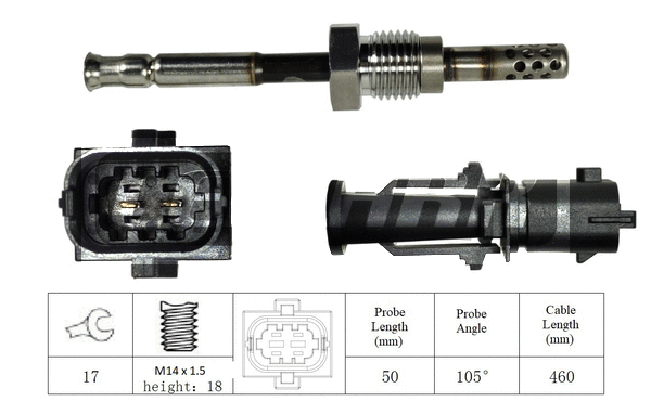 Capteur, température des gaz LEMARK LXT083
