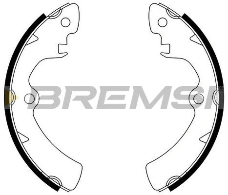 Jeu de mâchoires de frein BREMSI GF0904