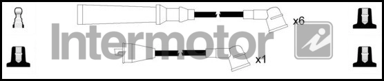 Kit de câbles d'allumage INTERMOTOR 73491