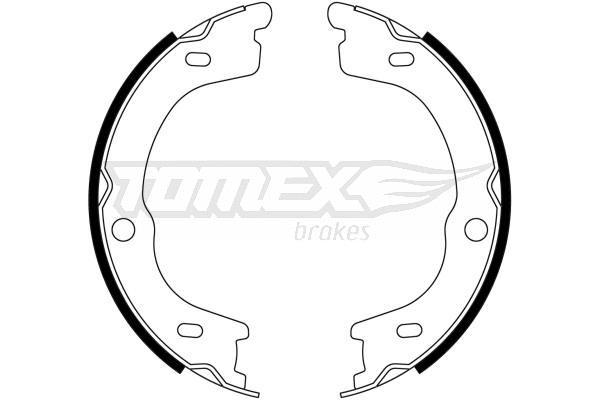 Jeu de mâchoires de frein TOMEX Brakes TX 23-13
