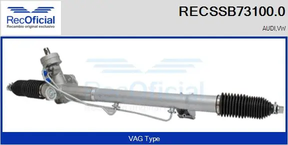 Crémaillère de direction RECOFICIAL RECSSB73100.0