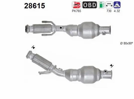 Catalyseur AS 28615