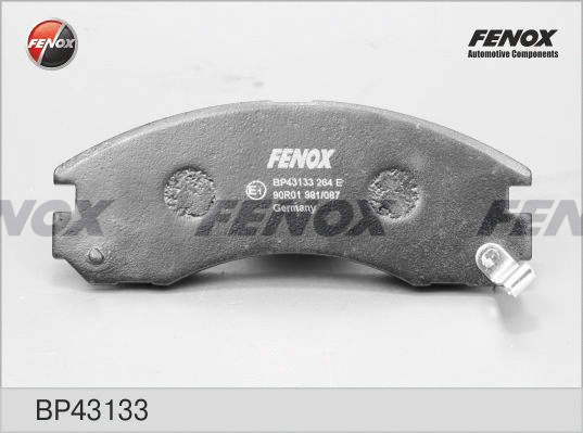 Kit de plaquettes de frein, frein à disque FENOX BP43133