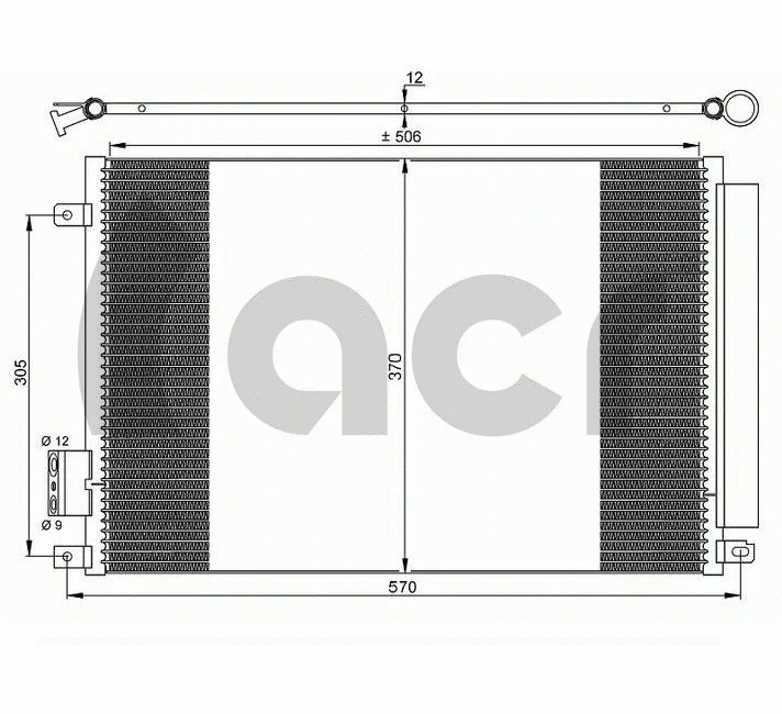 Condenseur, climatisation ACR 300649