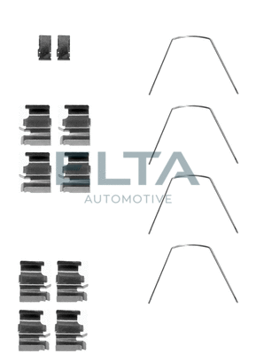 Kit d'accessoires, plaquette de frein à disque ELTA AUTOMOTIVE EA8663