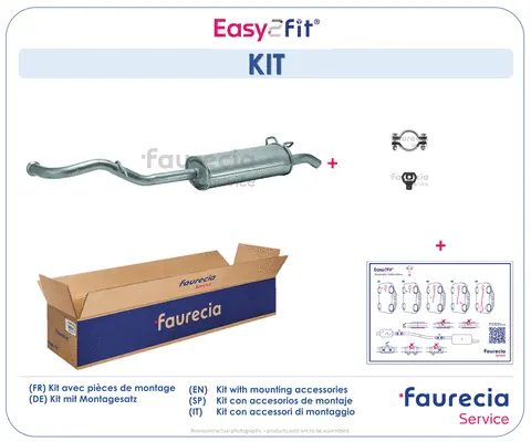 Silencieux arrière Faurecia FS55197