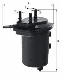 Filtre à carburant UNIFLUX FILTERS XN270