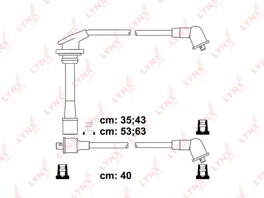 Kit de câbles d'allumage LYNXAUTO SPC2406
