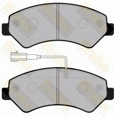 Kit de plaquettes de frein, frein à disque Brake ENGINEERING PA1755