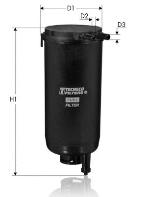 Filtre à carburant TECNECO FILTERS GS939/14P