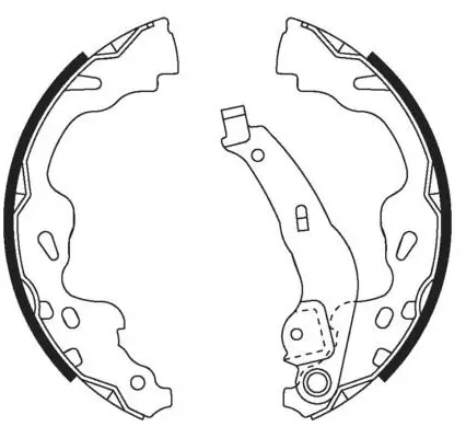 Jeu de mâchoires de frein SB BS21386