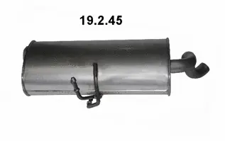 Silencieux arrière EBERSPÄCHER 19.2.45
