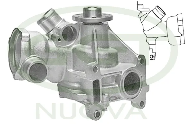 Pompe à eau, refroidissement du moteur GGT PA10678